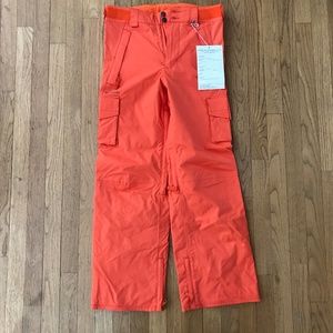 WOW Orange Snowboard Pants FOURSQUARE by Burton XS